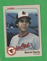 1983 Fleer Base Set #56 Storm Davis