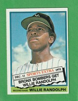 1976 Topps Traded #592T Willie Randolph