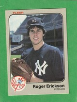 1983 Fleer Base Set #378 Roger Erickson