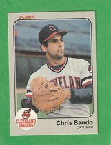 1983 Fleer Base Set #400 Chris Bando