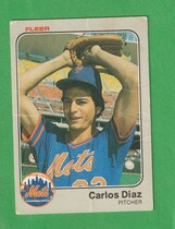 1983 Fleer Base Set #540 Carlos Diaz