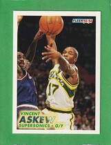 1993 Fleer Base Set #380 Vincent Askew