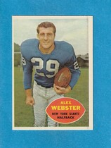 1960 Topps Base Set #75 Alex Webster