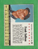 1961 Post Cereal #55 Frank Sullivan