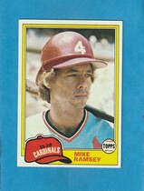 1981 Topps Base Set #366 Mike Ramsey