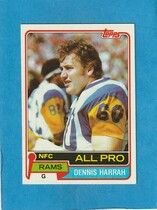 1981 Topps Base Set #240 Dennis Harrah