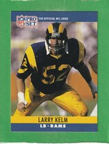 1990 Pro Set Base Set #169 Larry Kelm