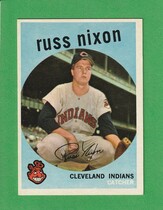 1959 Topps Base Set #344 Russ Nixon