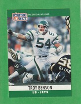1990 Pro Set Base Set #233 Troy Benson