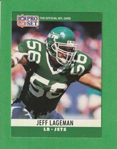 1990 Pro Set Base Set #236 Jeff Lageman