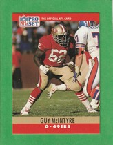 1990 Pro Set Base Set #292 Guy McIntyre