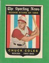 1959 Topps Base Set #120 Chuck Coles