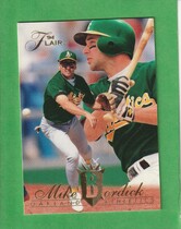 1994 Flair Base Set #89 Mike Bordick