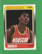 1988 Fleer Base Set #53 Akeem Olajuwon