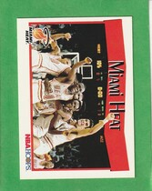 1991 NBA Hoops Base Set #287 Miami Team Card