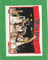 1991 NBA Hoops Base Set #287 Miami Team Card
