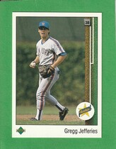 1989 Upper Deck Base Set #9 Gregg Jefferies