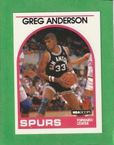 1989 NBA Hoops Hoops #7 Greg Anderson