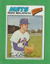 1977 Topps Base Set #587 Rick Baldwin