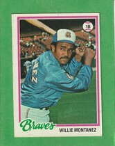 1978 Topps Base Set #38 Willie Montanez