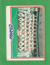 1978 Topps Base Set #96 Orioles Team