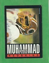 1985 Topps Base Set #187 Calvin Muhammad