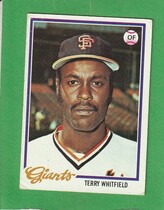 1978 Topps Base Set #236 Terry Whitfield