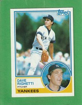 1983 Topps Base Set #176 Dave Righetti