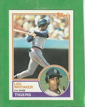 1983 Topps Base Set #509 Lou Whitaker