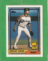 1992 Topps Base Set #288 Andujar Cedeno