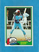 1981 Topps Base Set #539 Rodney Scott