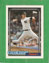 1992 Topps Base Set #357 Mike Witt