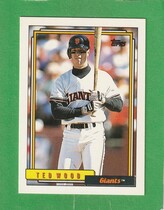 1992 Topps Base Set #358 Ted Wood