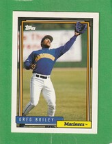 1992 Topps Base Set #502 Greg Briley