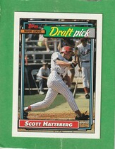 1992 Topps Base Set #734 Scott Hatteberg