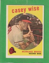 1959 Topps Base Set #204 Casey Wise