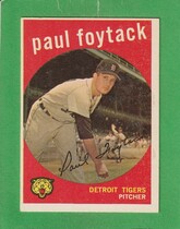1959 Topps Base Set #233 Paul Foytack