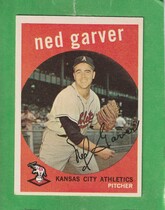 1959 Topps Base Set #245 Ned Garver