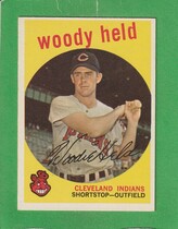 1959 Topps Base Set #266 Woodie Held