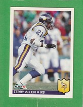 1992 Fleer Base Set #238 Terry Allen