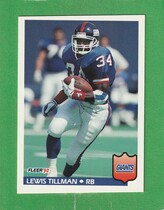 1992 Fleer Base Set #302 Lewis Tillman