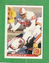 1992 Fleer Base Set #408 Tim Newton