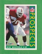 1992 Fleer Base Set #450 Bob Whitfield
