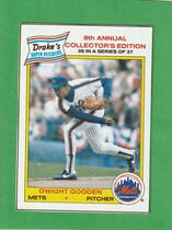 1986 Drakes #35 Dwight Gooden