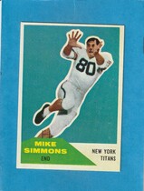 1960 Fleer Base Set #68 Mike Simmons