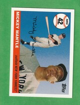 2006 Topps Mantle Home Run History Series 1 #MHR42 Mickey Mantle