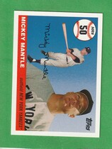 2006 Topps Mantle Home Run History Series 1 #MHR50 Mickey Mantle
