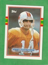 1989 Topps Base Set #327 Vinny Testaverde