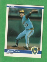 1984 Fleer Base Set #211 Chuck Porter