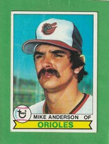 1979 Topps Base Set #102 Mike Anderson